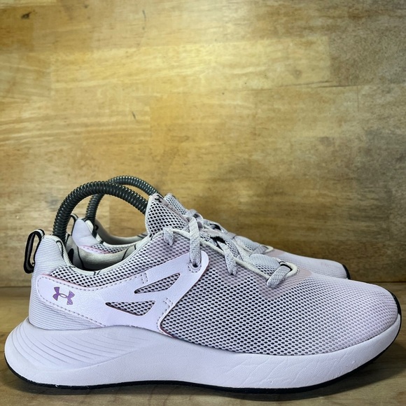 Under Armour Charged Breathe Trainer 2 Lux Womens Size 7.5 Running Shoes Purple - Picture 1 of 8